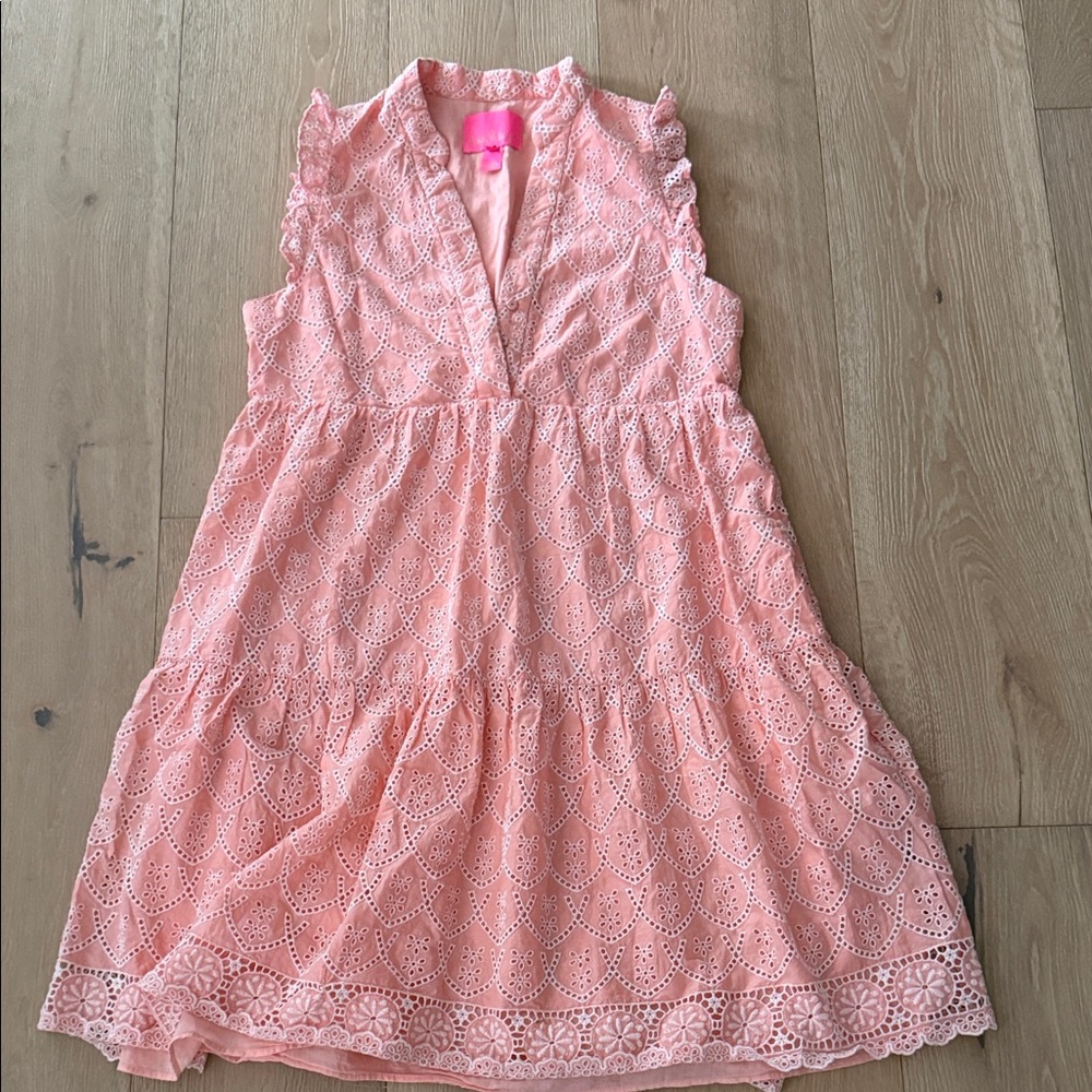 Lilly Pulitzer Pink Eyelet Dress